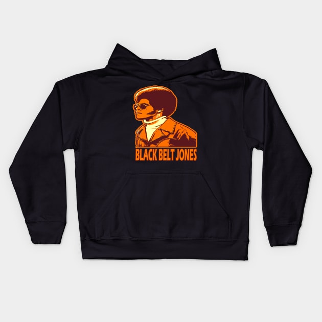 JIM KELLY / BLACK BELT JONES Kids Hoodie by Kiranamaraya